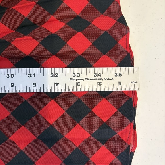 Woolrich X Target Womens Buffalo Check Pleated Ankle Skirt Size XXL Stretch - Picture 4 of 6